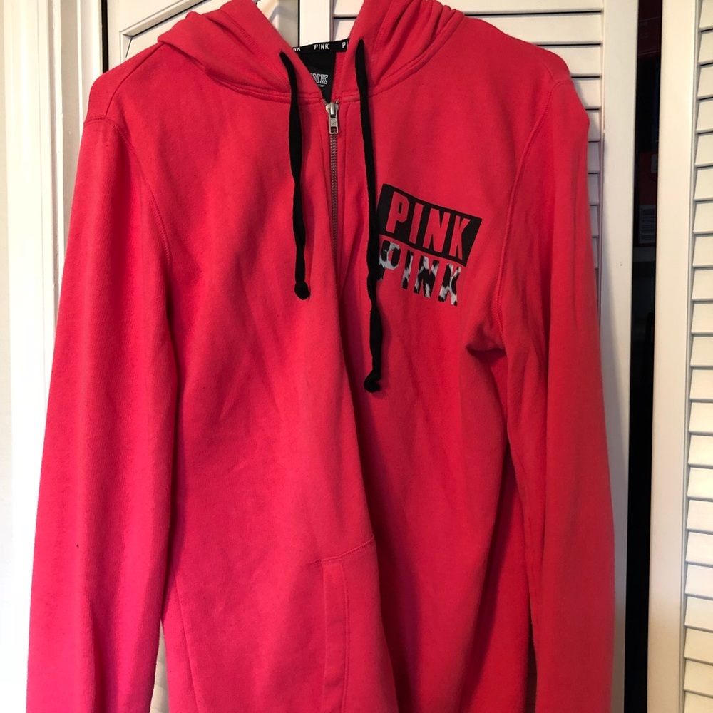Pink Zip Up Hoodie